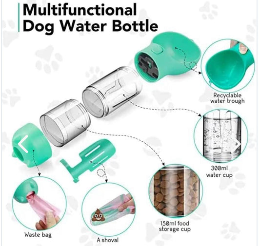Botella Multifuncional para mascotas